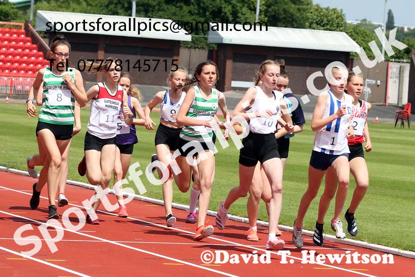 1500 metres, 2021 Northumberland, Durham and Cleveland Schools. Photo: David T. Hewitson/Sports for All Pics